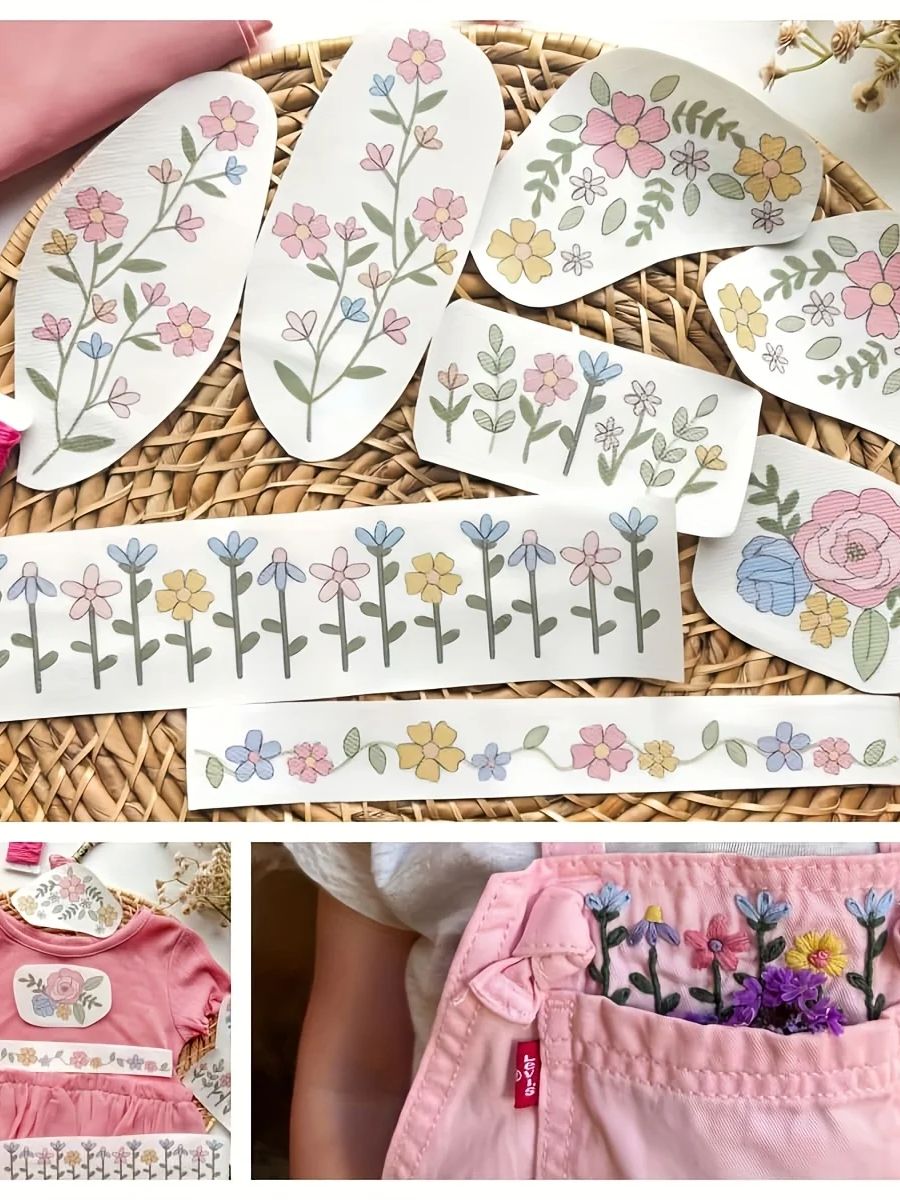 Embroidery Meaning - 1 Set Terdiri dari 8 Buah