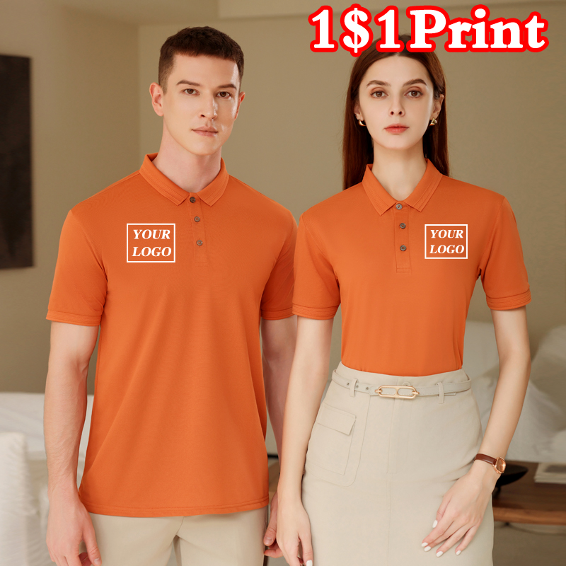 Embroidery Design Logo - Kaos Polo Olahraga Cepat Kering dengan