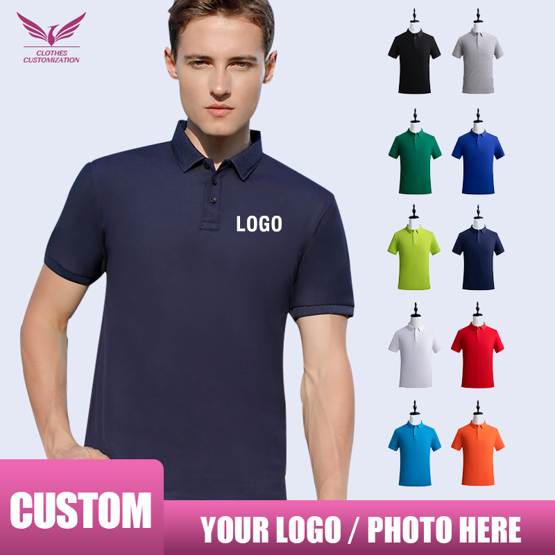 Embroidery Cotton Shirt - Kaos Polo Kustomisasi Kepribadian, Kaos Bordir