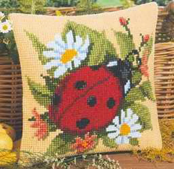 Embroidery Lady Bug - Ladybug 22-22 Kit jahit silang untuk