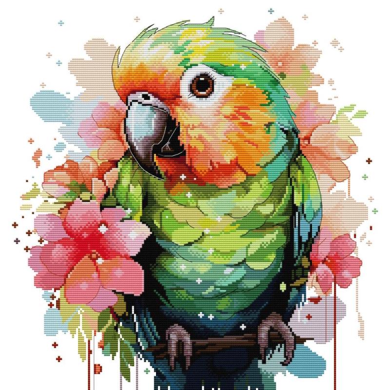 Embroidery Meaning - Kit jahit silang burung bayan pola