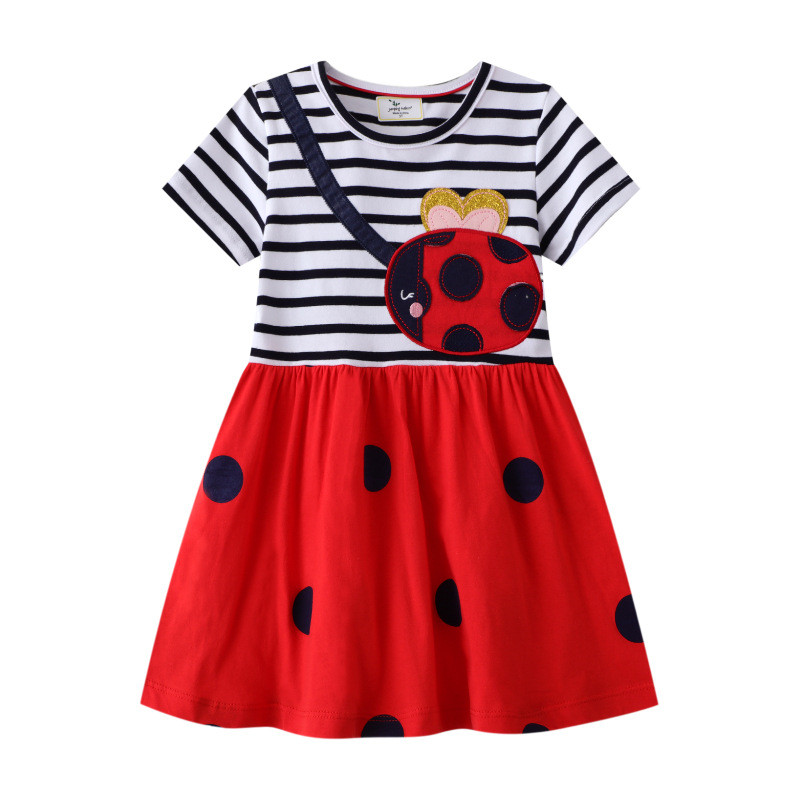 Embroidery Lady Bug - Melompat meter kedatangan baru Ladybug bordir