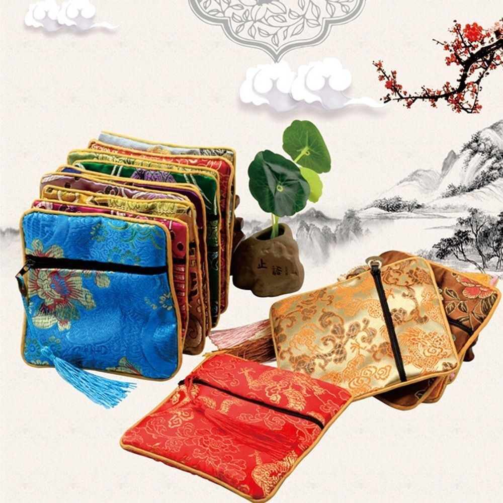 Embroidery Bag - Kotak Penyimpanan Perhiasan dari Kain Berkualitas