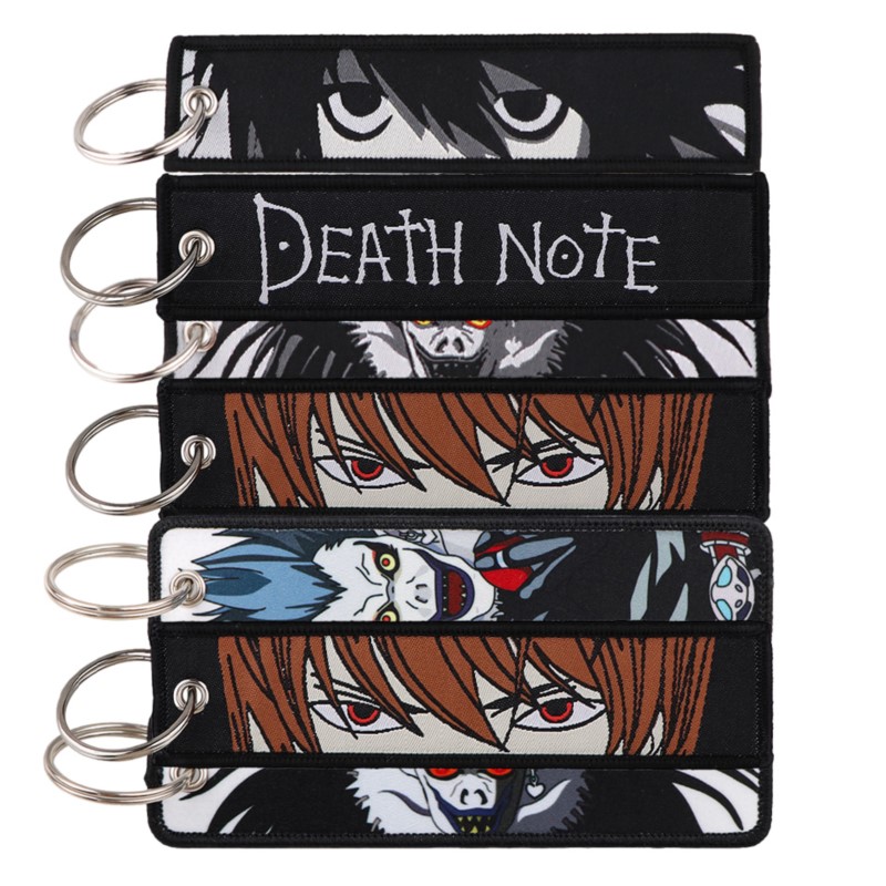 Embroidery Bag - 1pcs Gantungan Kunci Bordir Potret Anime