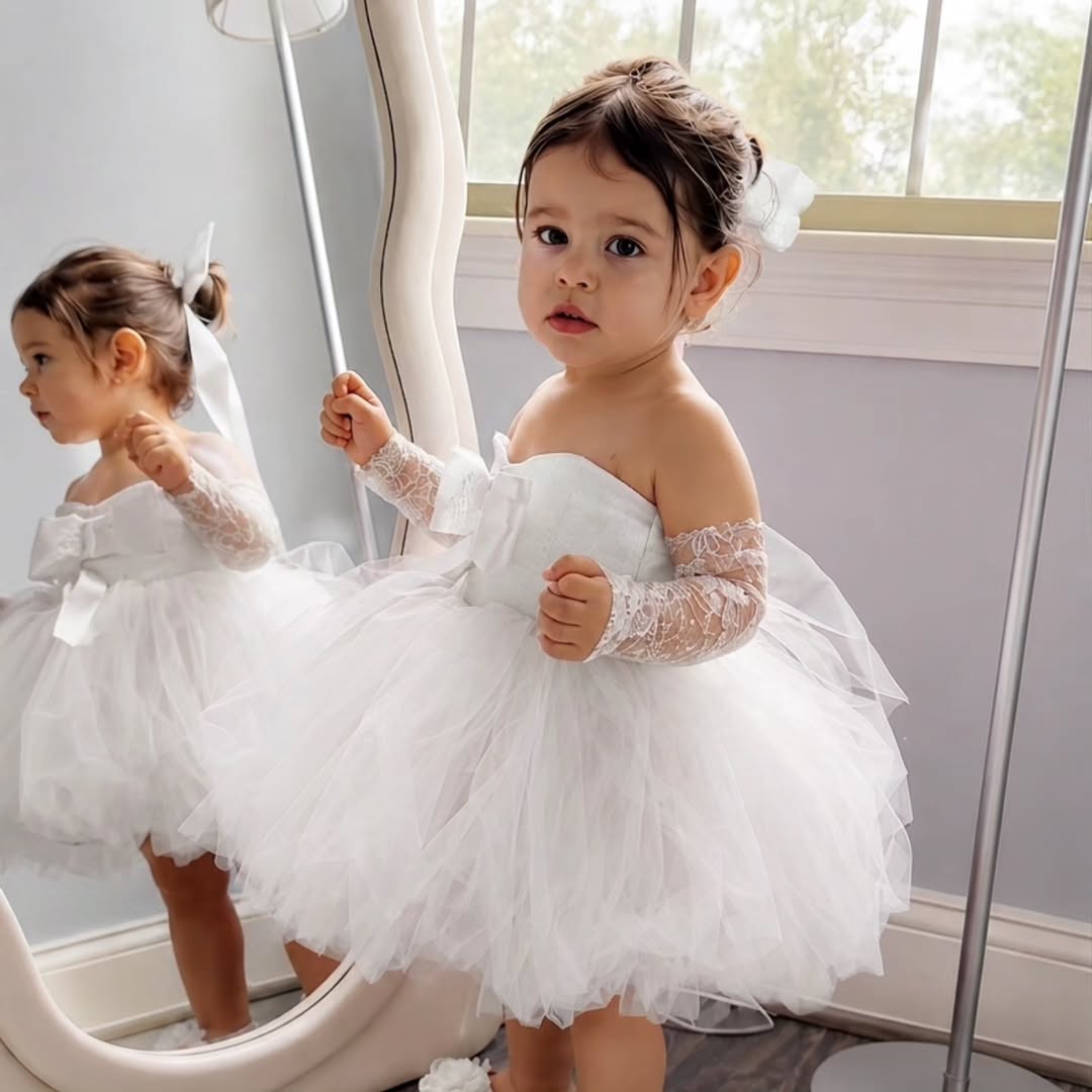Gaun Putri Bunga Kuning untuk  - Embroidery Yellow Dress ulasan dan harga