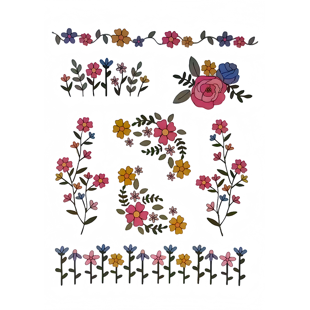 1 Set Terdiri dari 8 Buah Graf - Embroidery Meaning ulasan dan harga