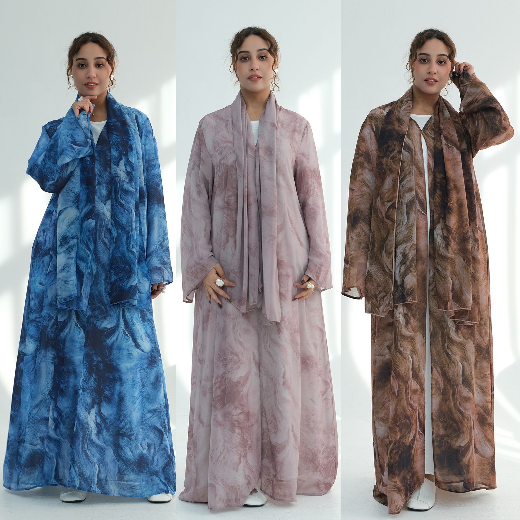 Abaya Chiffon Grosir Model Ter - Embroidery Online ulasan dan harga