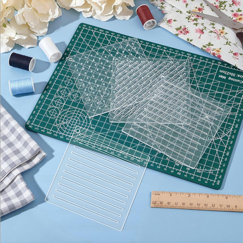 Templat Stencil Sashiko Akrili - Embroidery Meaning ulasan dan harga