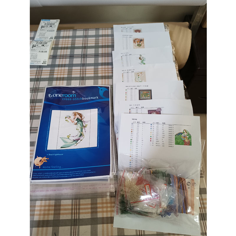 Kit Jahit Silang DIY Set Dekor - Embroidery Lady Bug ulasan dan harga