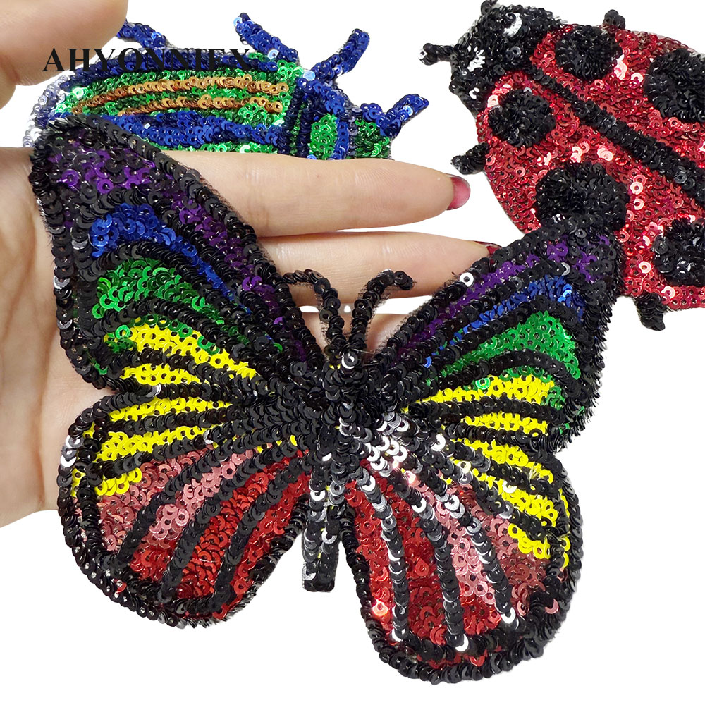 Patch Bordir Payet Kupu-kupu L - Embroidery Lady Bug ulasan dan harga