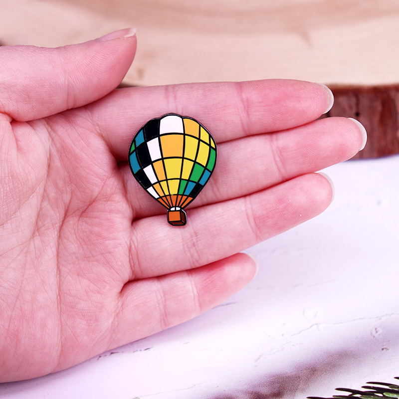Balon udara panas Pin Enamel l - Embroidery Bali ulasan dan harga