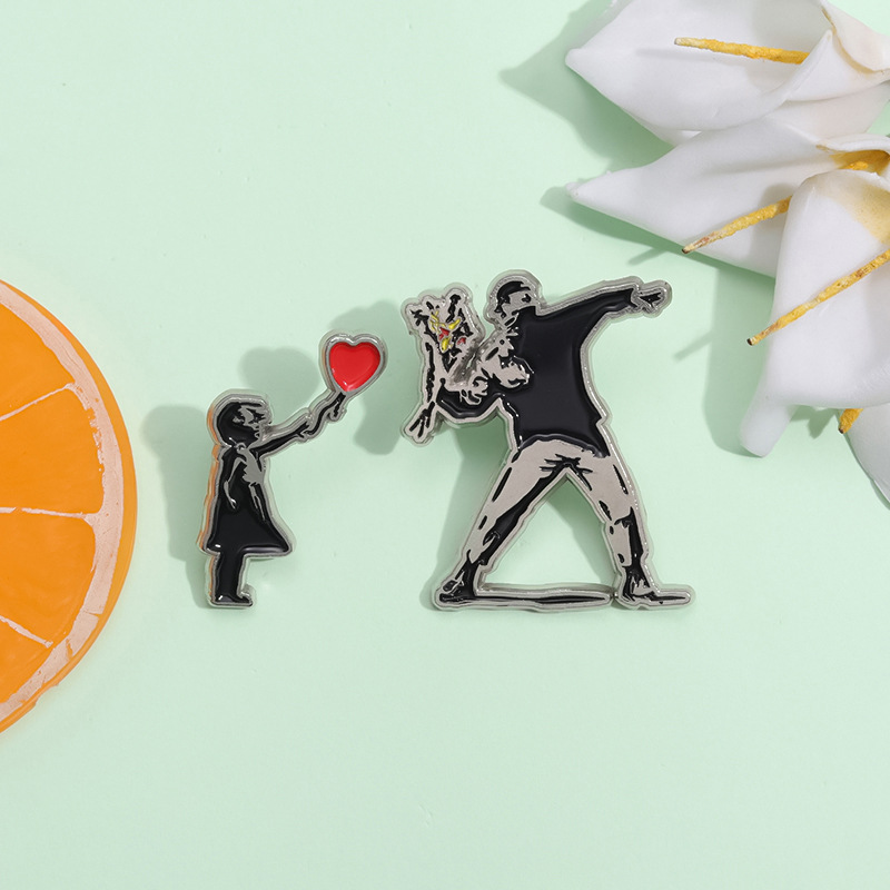 Koleksi Seni Banksy Klasik Pin - Embroidery Bali ulasan dan harga