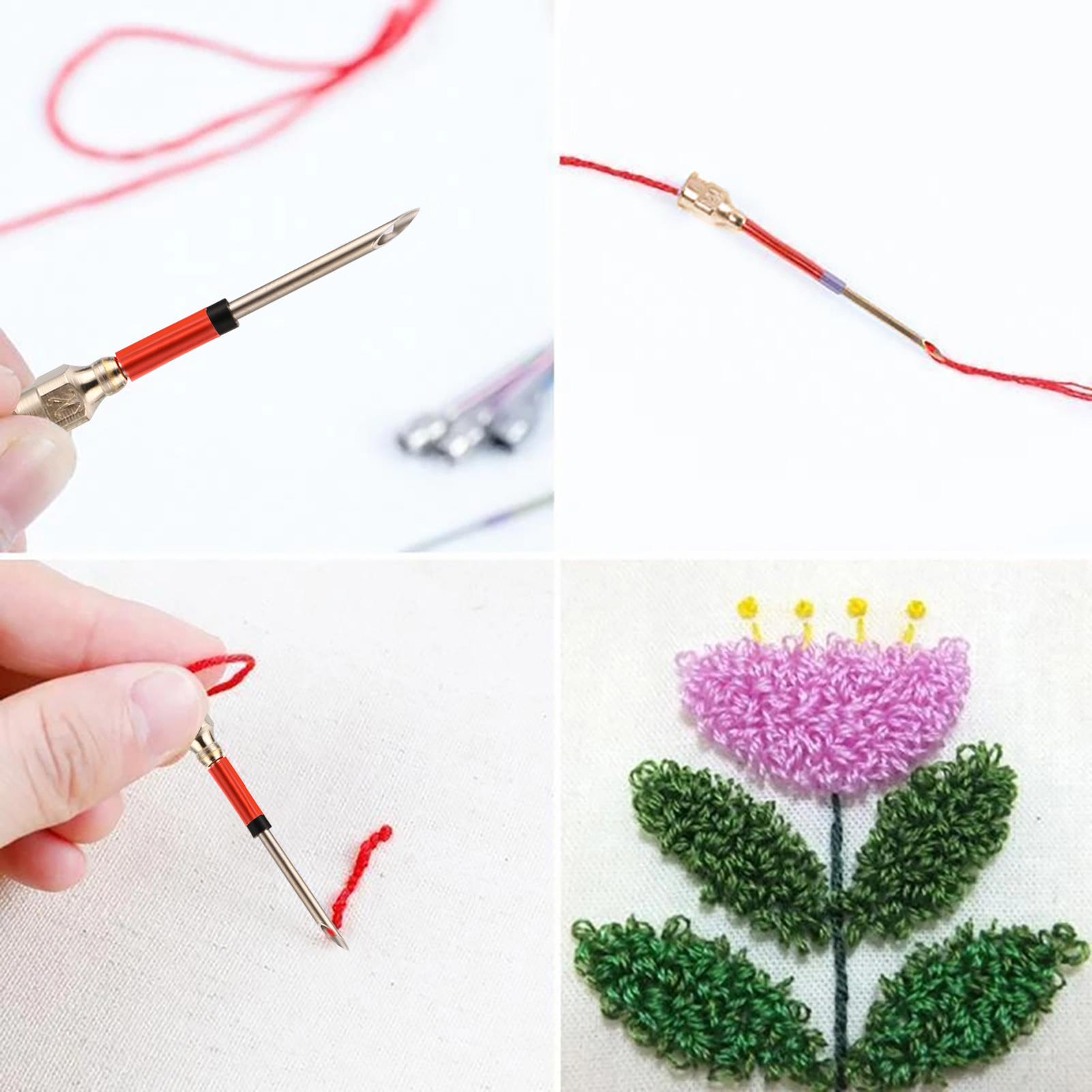 Set jarum jahit tangan, pegang - Embroidery Meaning ulasan dan harga