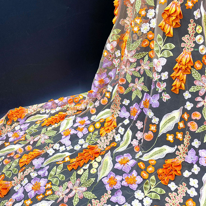 Gaun malam pernikahan kelas at - Embroidery Yellow Dress ulasan dan harga