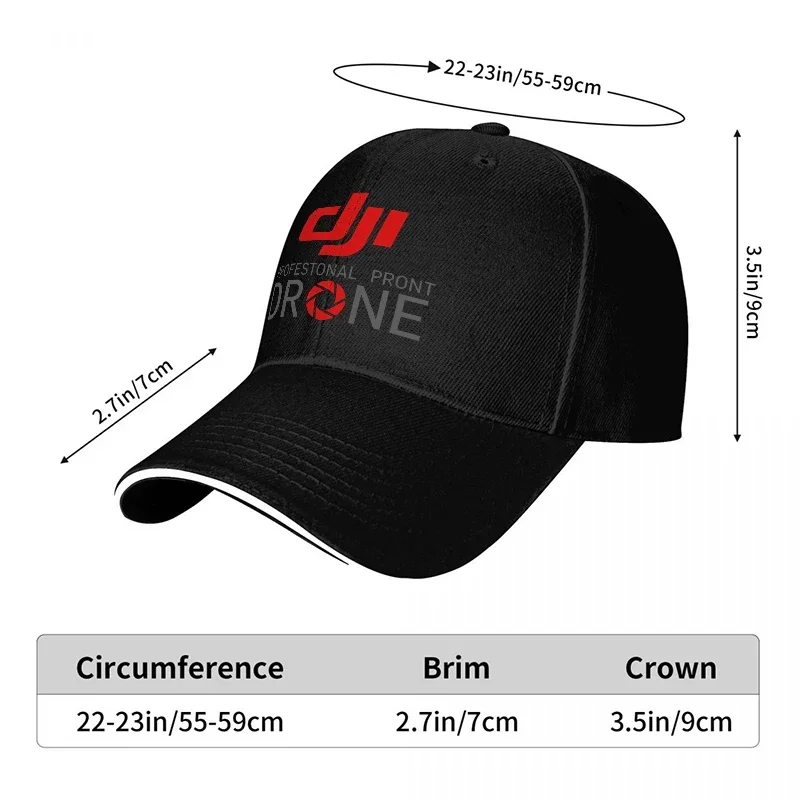 Topi Baseball Logo Drone Profe - Embroidery Design Logo ulasan dan harga