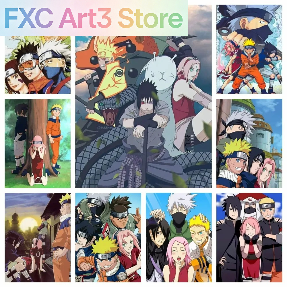 Lukisan Berlian Baru Naruto Ke - Embroidery Garments ulasan dan harga