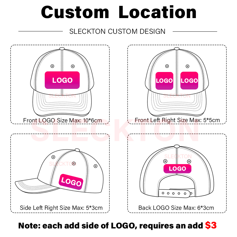 SLECKTON topi bisbol bordir Lo - Embroidery Design Logo ulasan dan harga