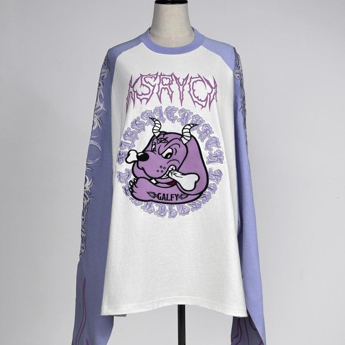 Kaos Lengan Panjang Y2K Gaya H - Embroidery Cotton Shirt ulasan dan harga