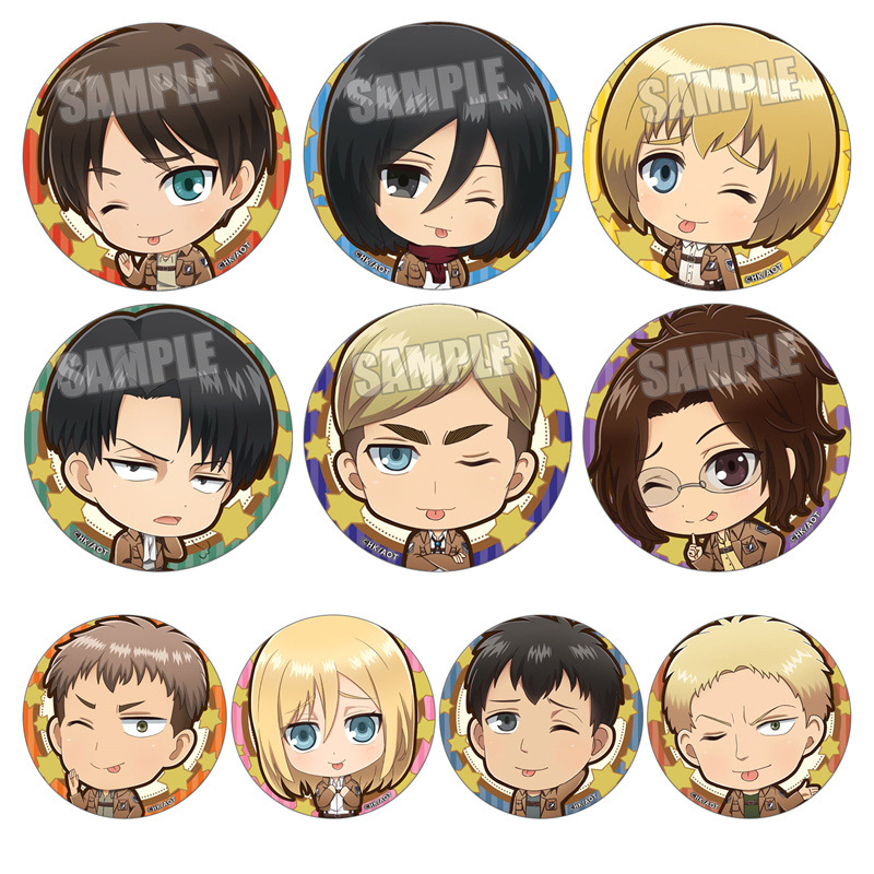 Lencana Attack on Titan Levi C - Embroidery Reddit ulasan dan harga