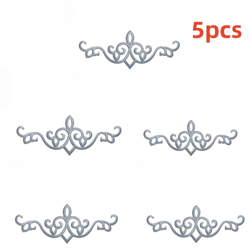 5PCS patch kain bordir bermoti - Embroidery Meaning ulasan dan harga