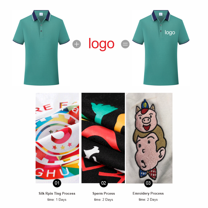Kaos Polo Bordir Cetak Kustom  - Embroidery Design Logo ulasan dan harga