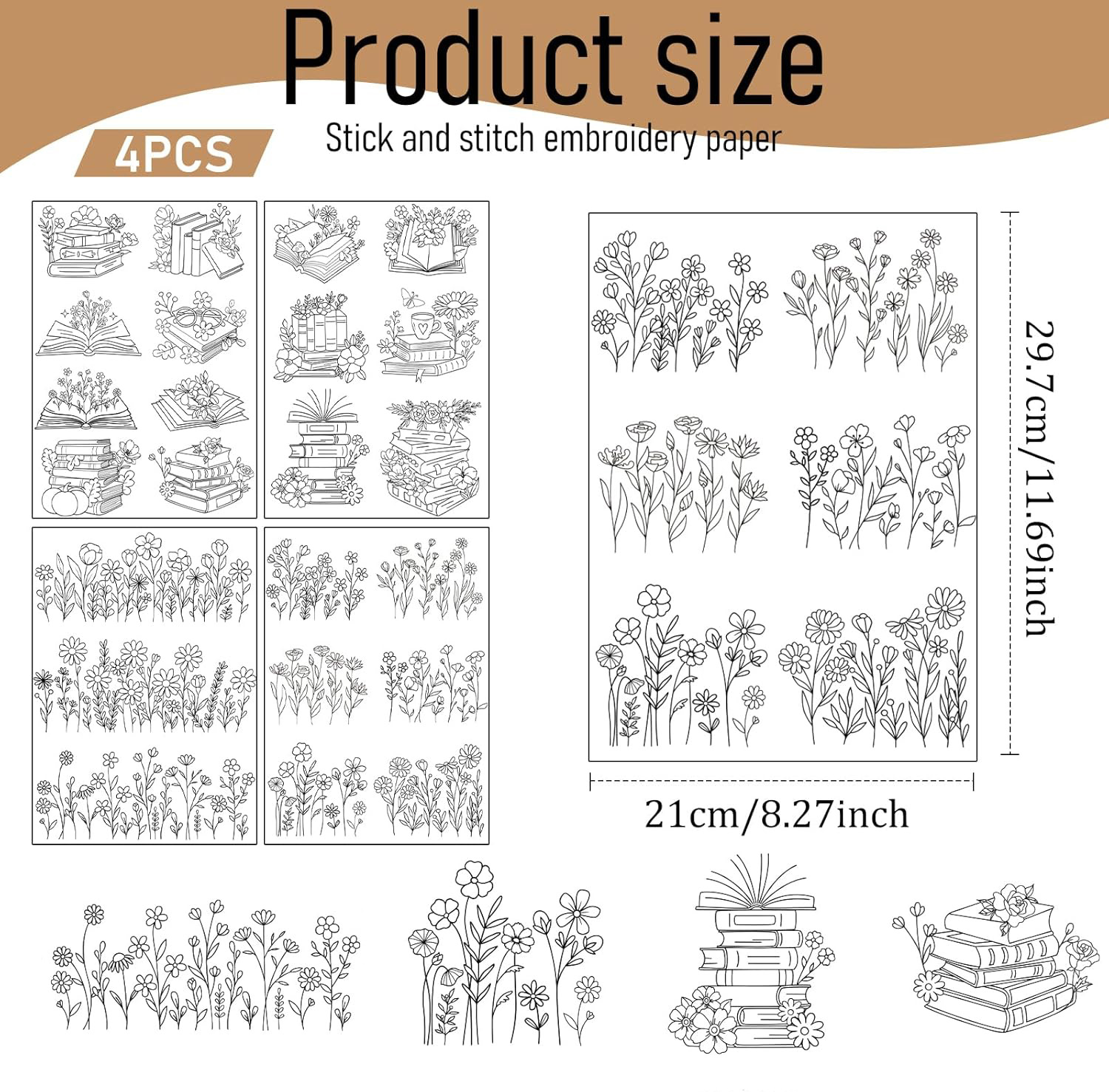 Kertas Pola Bordir yang Sudah  - Embroidery Meaning ulasan dan harga