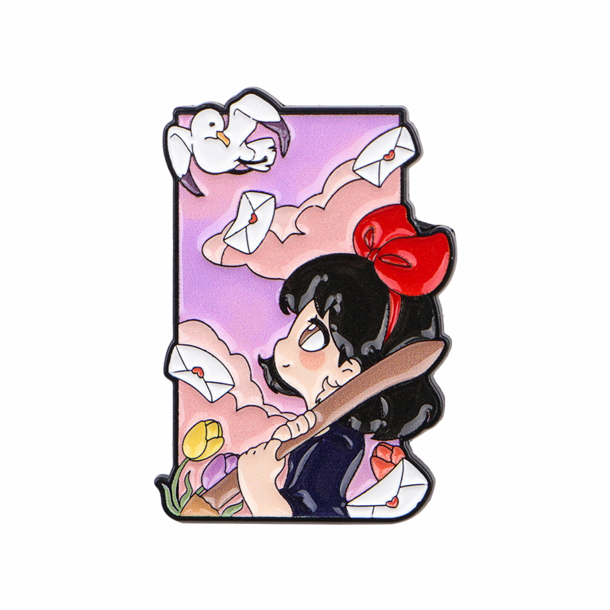 Pin Enamel Seri Anime Healing, - Embroidery Reddit ulasan dan harga