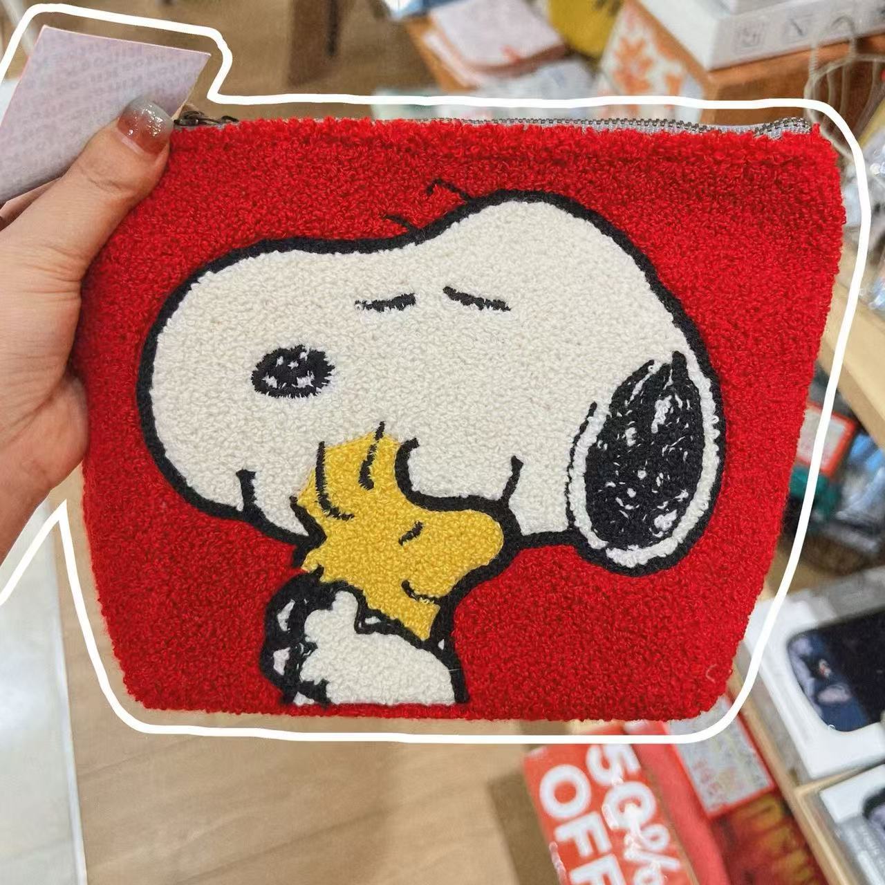 Tas Pensil Bordir Lucu Snoopy  - Embroidery Online ulasan dan harga