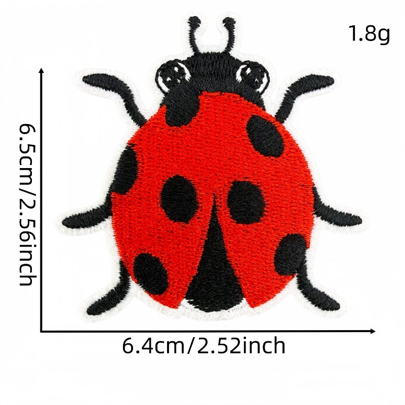 Patch Bordir Tempel Setrika Mo - Embroidery Lady Bug ulasan dan harga